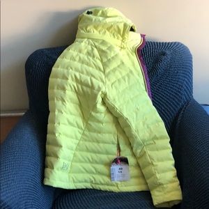 Medium burton key lime green and purple jacket